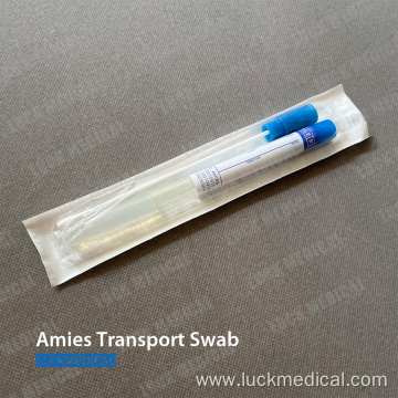 Disposable Transport Medium Swab with Carbon